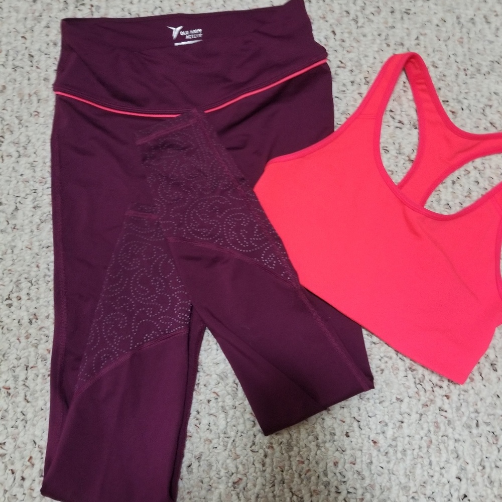Workout Pants and Workout Bra